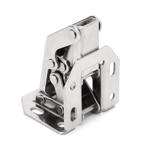 Two Pack Concealed Kitchen Cabinet Door Hinges Easy Mount 90 Degree Sprung Hinges, silver finish, detailed view