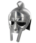 Hand Forged Rhino Legacy Steel Helmet Armor Gladiator Inspired Battle Ready Badass Headgear For Cosplay Semi Lightweight