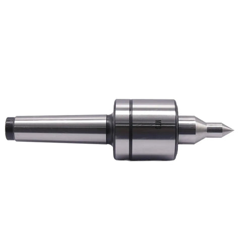 Beefy Triple Bearing Long Nose Live Center For Lathe Tailstock, Heavy Duty 60 Degree Point, 440 Lb Load Capacity, 0.000197 Inch Accuracy