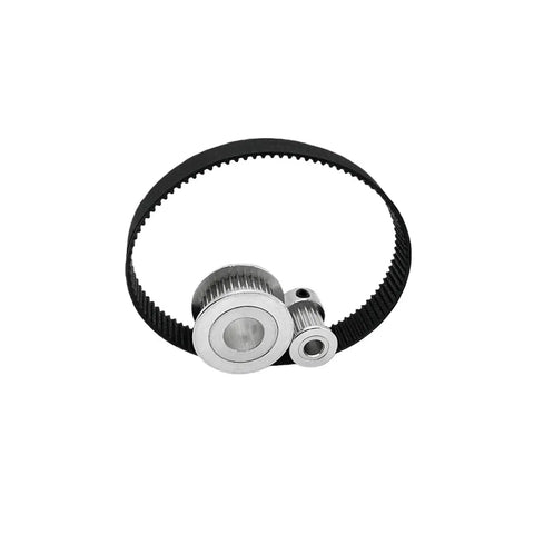 Heavy Duty Htd 5M Timing Pulley Kit With 10T And 20T Gears For Smooth Power Transmission And High Precision Belt Runs Great On Your CNC Project Or DIY Machine Setup, belt and pulleys