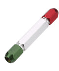 Double End Aluminum Alloy Go No Go Gauge Holder For Plug Gauge Durable Industrial Tool Accessory with green and red ends.