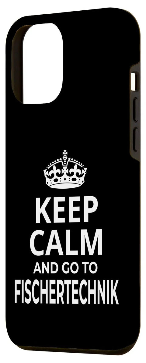 Fischertechnik Ski Town Souvenir Phone Case Keep Calm And Hit The Slopes Funny Snow Trip Keepsake For Skiers And Snowboarders Great Gift For The Whole Ski Team On Winter Vacations black TPU phone case
