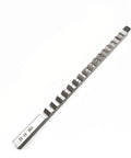 Push Type Keyway Broach 14mm D1 Metric Size With Shims For CNC Router Metalworking, High Speed Steel, precision teeth visible