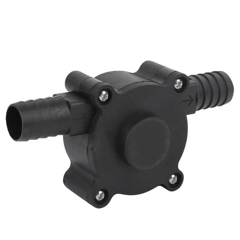 Mini Portable Centrifugal Water Pump Self Priming Handy Drill Powered For Quick Water Transfer Durable Plastic And Stainless Steel Build Great For Industrial And DIY Jobs, black plastic pump