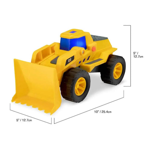 Future Force Front Loader Toy With Lights And Sounds, Electro Power Audio, Next Gen Glow Effects Dope, yellow construction vehicle