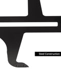 Close-up of steel construction on Brake Measuring Tool From 6.5 To 14.25 Inch, Pro Grade Precision Brake Resetting Gauge With Dual Scale.