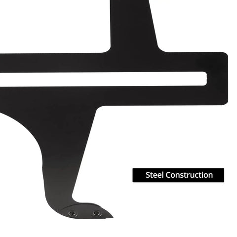 Close-up of steel construction on Brake Measuring Tool From 6.5 To 14.25 Inch, Pro Grade Precision Brake Resetting Gauge With Dual Scale.