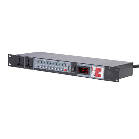 Smooth Sailing Ahead With This 10 Outlet Power Sequencer Conditioner Boasting Independent Switches Crisp Digital Readout.