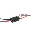 70A Brushless RC ESC Waterproof With Built In BEC for RC Boats and Airships, showing connections and wiring setup