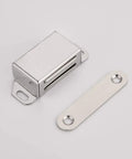 Heavy Duty Magnetic Cabinet Door Catch Set Stainless Steel Rustproof Closet Catches Hold 30 Lbs Each Ultra Slim 1.2mm Thick