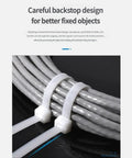 Heavy Duty Cable Ties For Quick Cord Cleanup And Wire Harness Organization PA66 Nylon Bundle Straps securing multiple cables