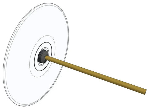CD and DVD Wheel Spacers Twenty Pack for Mousetrap Cars and Rubber Band Racers, Converts Hole to Three Sixteenth Inch Axle