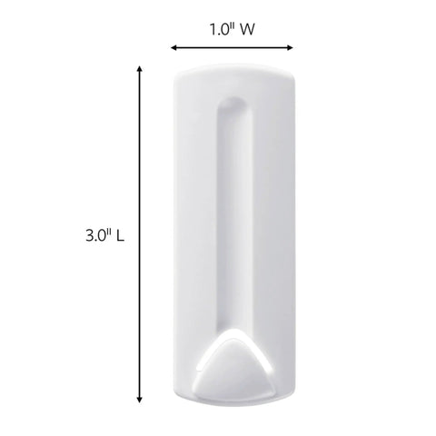 White plastic strip from Damage Free Hanging Picture Hangers With Wire Back 3 Hangers And 6 Strips No Tools Wall Hooks For Christmas Decor