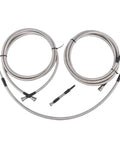Top Tier Diesel Fuel Line Kit For 6.6L V8 Silverado And Sierra 2500 HD 3500 HD Trucks Years 2004 To 2010 Heavy Duty Swap Upgrade Part braided steel fuel lines