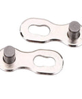 Heavy Duty Reusable Bicycle Chain Links Compatible With 6 7 8 Speed Mountain And Road Cycles Solid Steel Quick Connectors close up