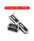 Heavy Duty Clutch Pedal Pads For Cars Featuring Grit Grabbing Rubber Strips To Nail Your Grip And Keep Your Soles From Sliding On Damp Floor Mats While Upgrading Your Daily Driver Setup Naturally with aluminum alloy and rubber construction