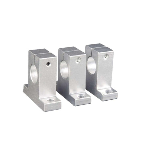 Smooth Glide High Precision Linear Guide Rail Kit With SCS16 Shafts, Bearings, And Clamps For CNC Machines And 3D Printers To Crush Your Projects, 3 aluminum clamps
