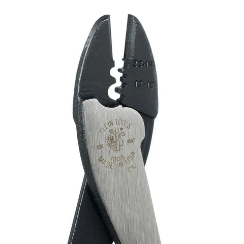 Made In USA Pro Grade Heavy Duty Cutting And Crimping Tool For Non Insulated 10 To 22 AWG Solderless Terminals And Connectors