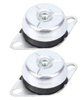 Heavy Duty Bell Shaped Shock Damper Mount For Car Generators Plus M10 Thread vulcanized rubber buffer on metal plates.