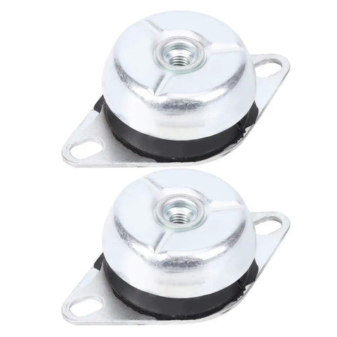 Heavy Duty Bell Shaped Shock Damper Mount For Car Generators Plus M10 Thread vulcanized rubber buffer on metal plates.
