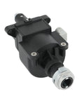 Harley Touring Ignition Switch Housing Replacement 71400012B-003 For Electra Glide Road Glide Street Glide Ultra Limited And Tri Glide 2014-2024 An Easy Install Aftermarket Part Built For Peak Reliability., black plastic ignition switch housing with silver connector