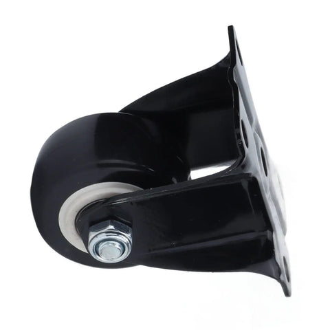 Jauarta Polyester Casters 63mm Heavy Duty Wheels with black caster wheel and stainless steel bracket detail.