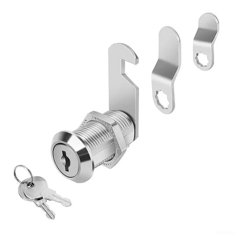 30mm Zinc Alloy Cam Lock Set for RVs Camper Doors Tool Boxes Cabinets and Drawers with keys and mounting plates