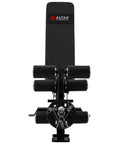 Front view of 3 In 1 Adjustable Weight Bench For Home Gym With Flat Incline Decline Press And Leg Developer Preacher Curl Attachment