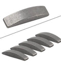 Woodruff Semicircle Keys 5 Pack Gray Iron For Chinese GY6 Scooters 50cc 80cc 139QMB Snug Fit Durable Iron For Jonway JMSTAR Roketa Sunl Tank