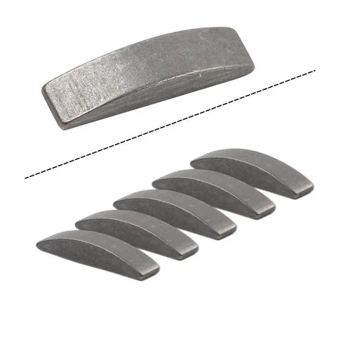 Woodruff Semicircle Keys 5 Pack Gray Iron For Chinese GY6 Scooters 50cc 80cc 139QMB Snug Fit Durable Iron For Jonway JMSTAR Roketa Sunl Tank