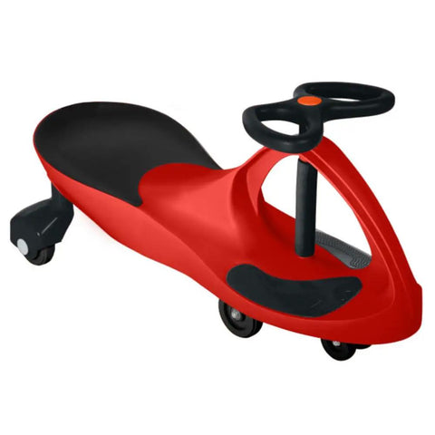 Toddler Wiggle Car Ride On Toy Zero Battery Hassle Develops Core Motor Skills, red plastic vehicle for ages 3 plus.