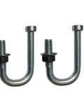 J Bolt Catch For Crossboxes Kit Of 2 With Securing Nuts In Durable Steel Includes Two J Bolts And Two Nuts Dimensions 2 In High By 4 In Long By 4 In Wide Part Number 29752 0 KIT Heavy Duty Crossboxes Hardware