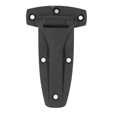Soft Close T Hinge Zinc Alloy T Strap Hinge For Toolbox And Car Door Repair with black finish and universal design