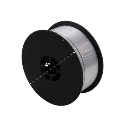 ER4043 Aluminum MIG Welding Wire Bang-For-Your-Buck 1 Lb Spools Pack of 2 for Aluminum Welds 0.045 Inch Diameter showing 4-inch spool size
