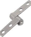 Friction Hinge For Cabinets And Closet Doors By KLYMY Built To Last 0.1Nm Iron Nickel Plated Torque Type Hinge Silver Tone