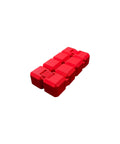3D Printed Infinity Cube Stress Relief Toy For Focus And Fun A Pocket Sized Red Fidget With Smooth Folding Action