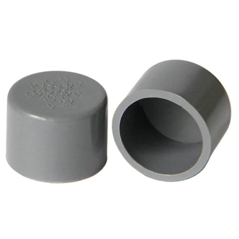 Boss Grade PVC Pipe Cap For Water Supply And Irrigation U Plug Fittings Grey 20 25 32 40 50 63 To 315mm Diameter Durable Cap DN300 ID 315mm For Pipes Tanks And Chemical Lines grey PVC glue-cap