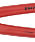 Side view of diagonal cutters from Five Piece Core Pliers Set With Tool Roll For Precision Gripping, Cutting, And Bending, Durable, High Quality Hand Tool Kit.