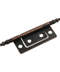Heavy Duty Rotating Concealed Hinges 2 Pack With Screws For Furniture Cupboard And Cabinet Doors, 83x24mm Multi Hole Mount
