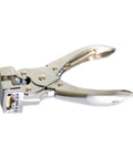 Hisxrcal T Shape Hole Punch Handheld Slot Cutter Tool For Card Name Tags Scrapbooking Projects Easy Portable Design with smooth stainless steel finish.