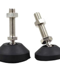 Durable Nylon Adjustable Threaded Leveling Feet With Swivel Base For Furniture Legs Built To Last Heavy Duty Articulating Design