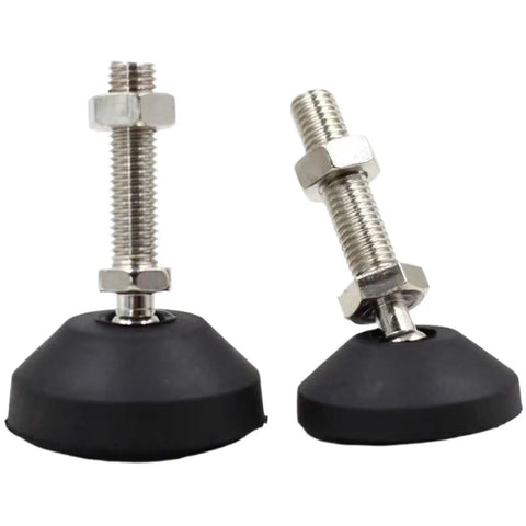 Durable Nylon Adjustable Threaded Leveling Feet With Swivel Base For Furniture Legs Built To Last Heavy Duty Articulating Design
