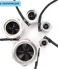 Low Viscosity Liquid Flow Sensor With NPN Pulse Output For Water Diesel Oil 1 Inch Industrial Workhorse Flow Meter top view