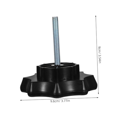 Spare Tire Bolt Replacement Easy Install No Fuss Mounting Screw High Strength Durable Design For Cars And SUVs shown with dimensions