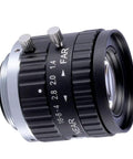 Sixteen Millimeter Focal Length Two Thirds Inch Fixed Lens For Machine Vision Cams With C Mount, Low Distortion, Compact Design