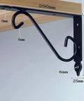 Built Tough Metal Angle Brackets For Wall Shelves Solid L Shape Corner Supports With All Included Hardware No Sweat Assembly Matte Black Triangle Shelf Mounts Set Of Two, metal bracket measurements.
