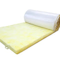 Top Shelf 2 Inch Fiberglass Insulation Roll With Psk Facing For Metal Buildings And Pole Barns No Sweat Condensation Control Duct Wrap Ready, yellow fiberglass mat.