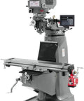 JTM-4VS Mill With 3-Axis DP700 DRO Quill And X-Axis Powerfeed, precision metalworking machine with heavy-duty motor and chrome quill