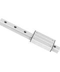 External Biaxial Linear Guide Rail With Metal Slide Block For CNC DIY Automation And Precision Motion System Super Quiet With Low Friction And Smooth Operation For Home Shops And Pro Labs, 300mm aluminum rail