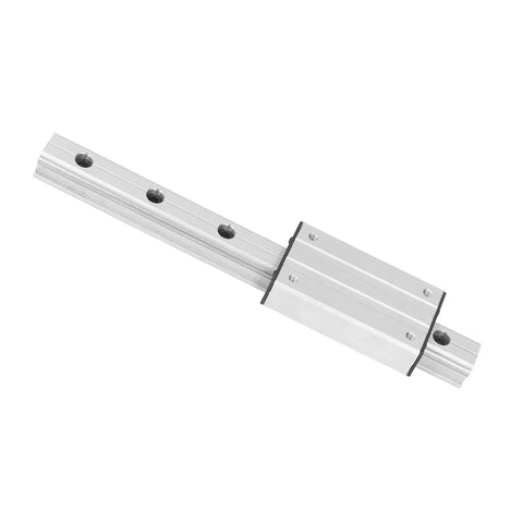 External Biaxial Linear Guide Rail With Metal Slide Block For CNC DIY Automation And Precision Motion System Super Quiet With Low Friction And Smooth Operation For Home Shops And Pro Labs, 300mm aluminum rail